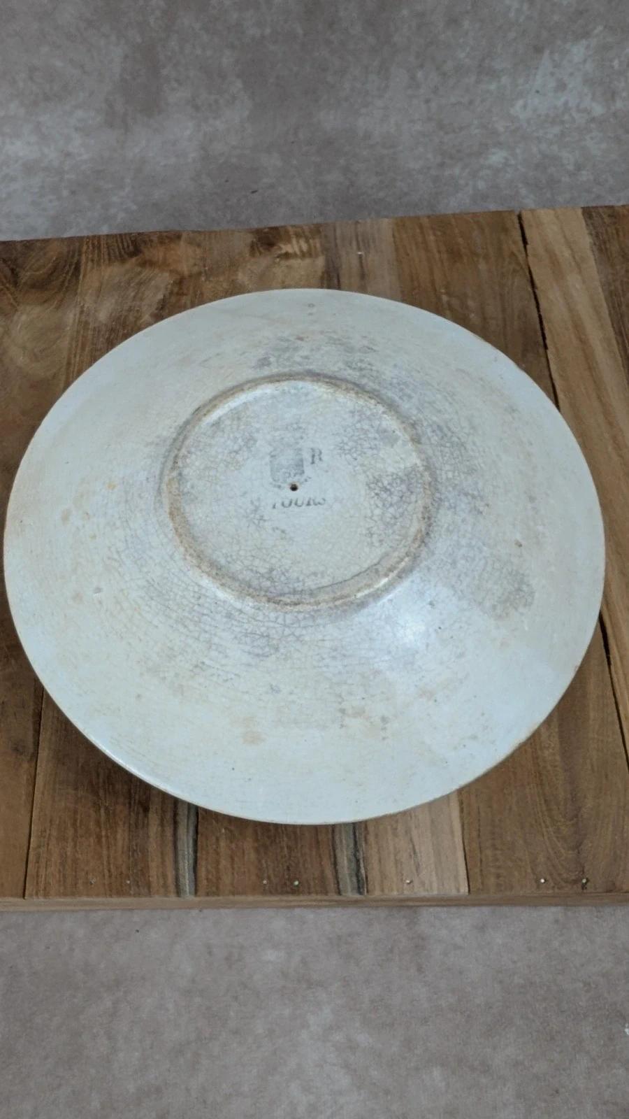 Saucière ancienne Labrut Frères – modèle Art Déco – faïence de Tours