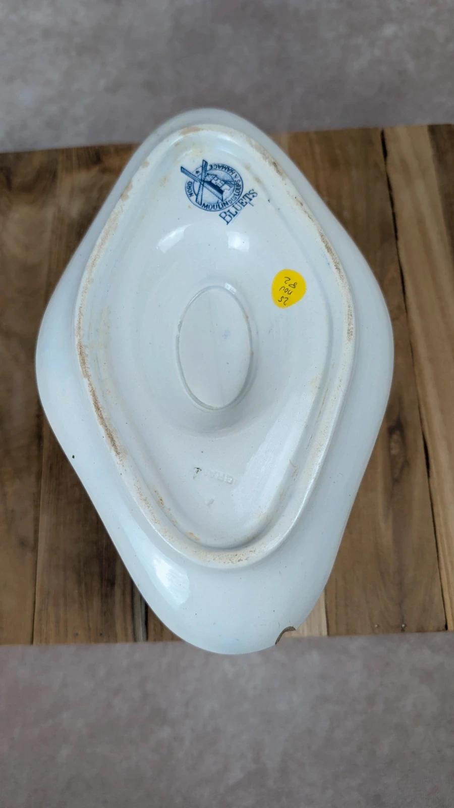 Saucière ancienne Moulin des Loups – Modèle Bluets