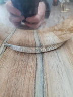 Seau à champagne ancien Produx Paris, métal argenté & cuivre – têtes de lion