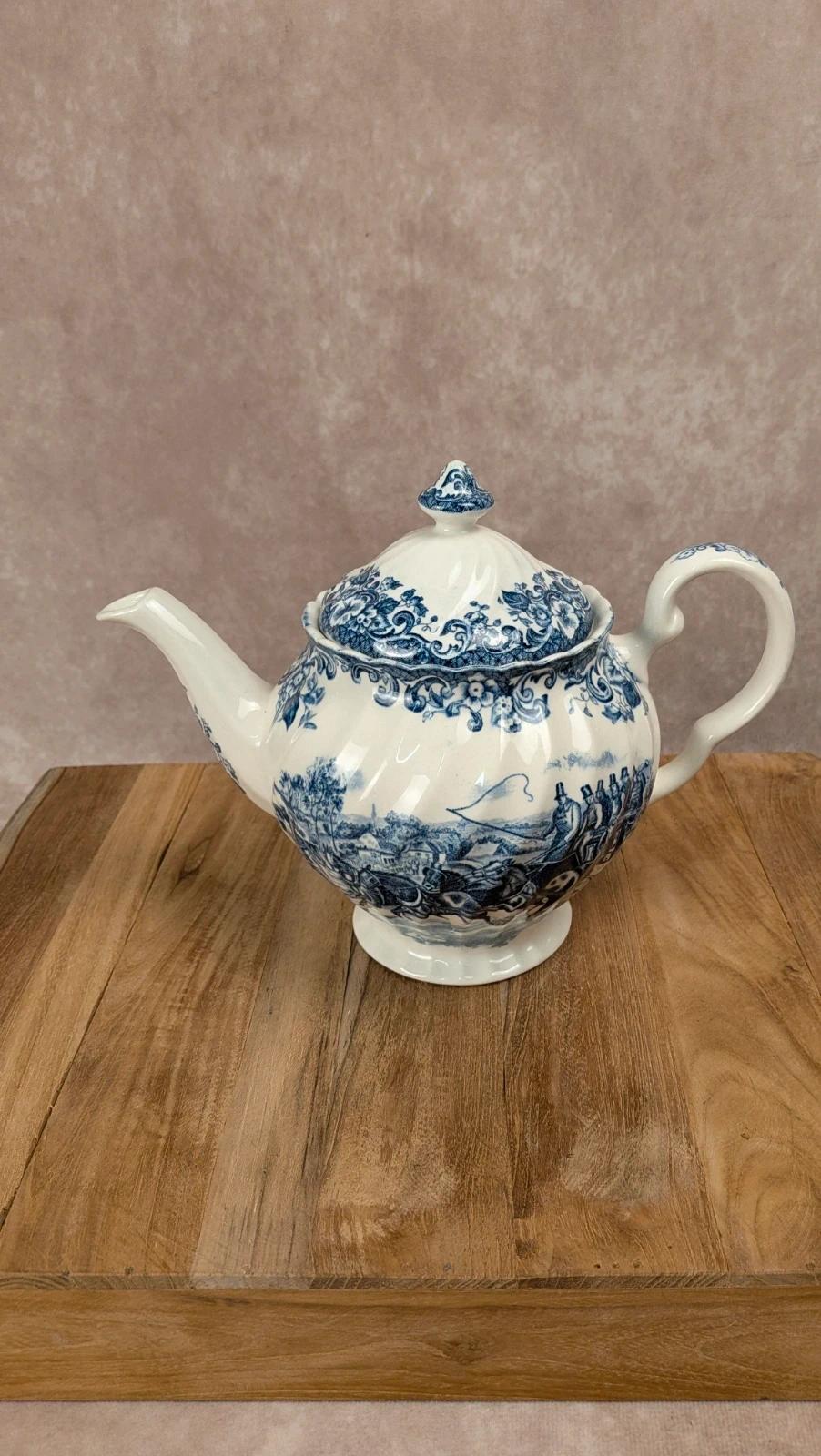 Service à thé anglais ancien – Johnson Bros – Décor Coaching Scenes