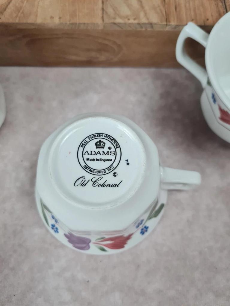 Service à thé vintage Adams, Old Colonial