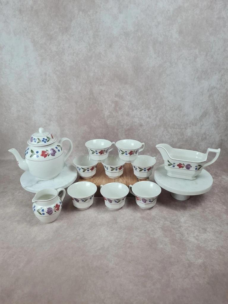 Service à thé vintage Adams, Old Colonial