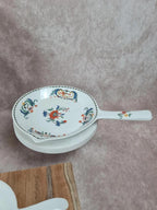 Service ancien en porcelaine de Paris, décor Pavot 🌺