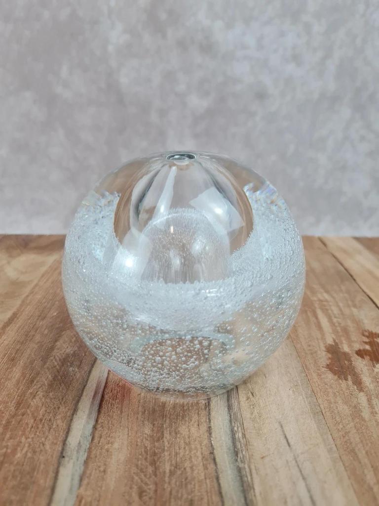 Solifleur en verre bullicante – Style Murano 🌿💎