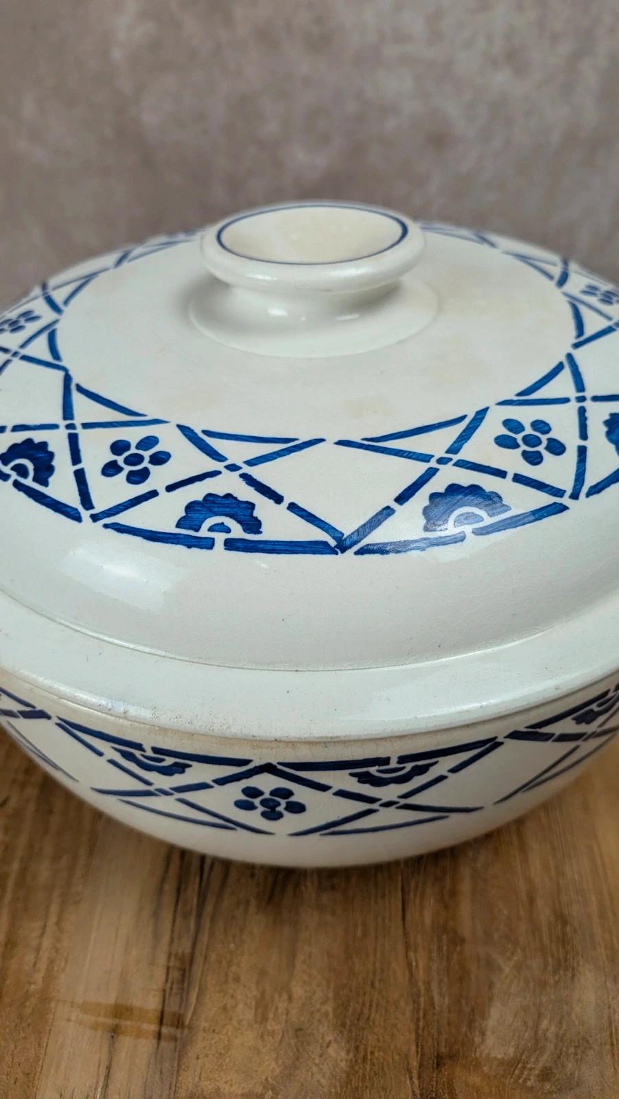 Soupière ancienne Kg Lunéville modèle Lucien