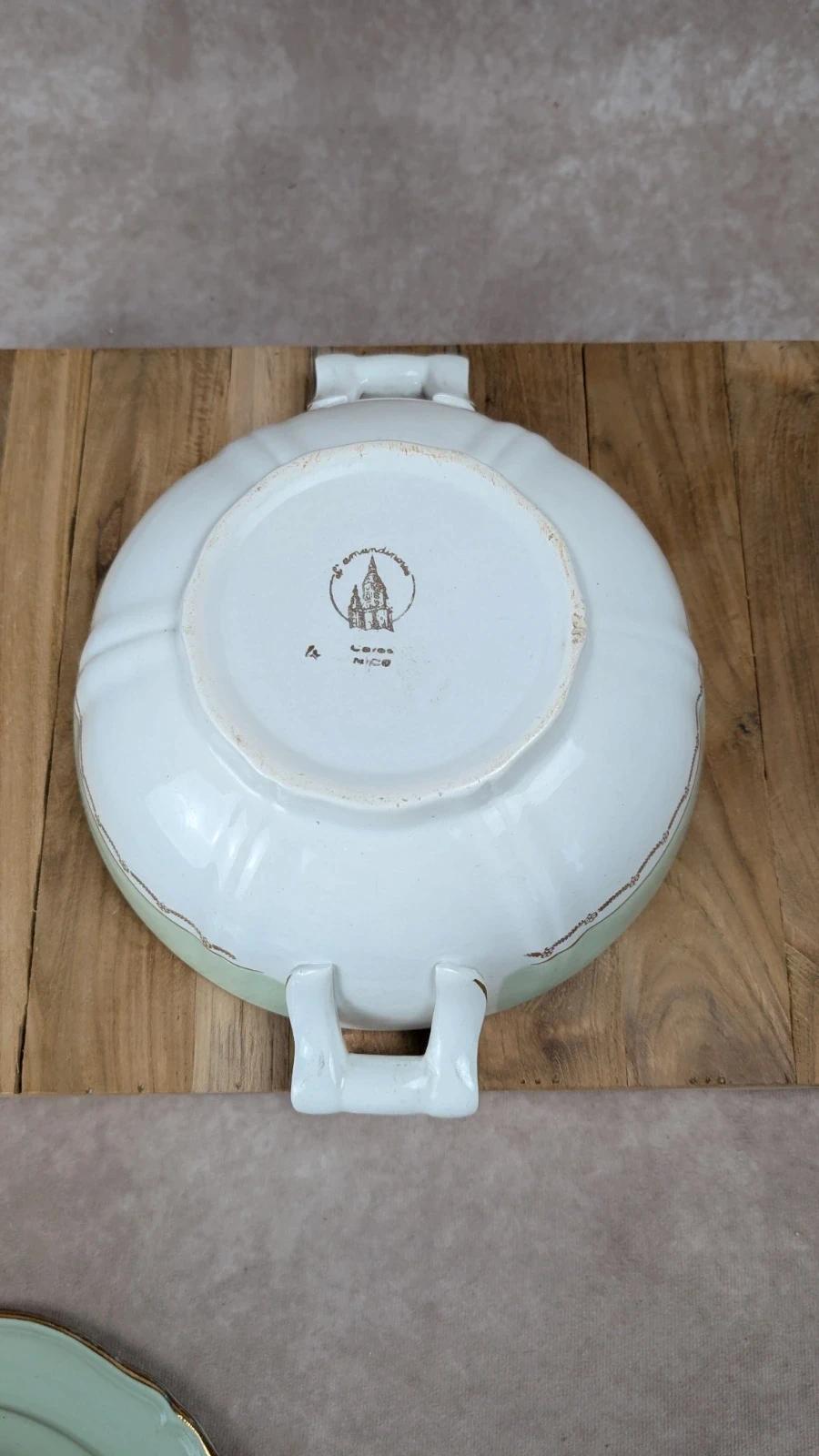 Soupière ancienne L’amandinoise modèle « Café Nico »