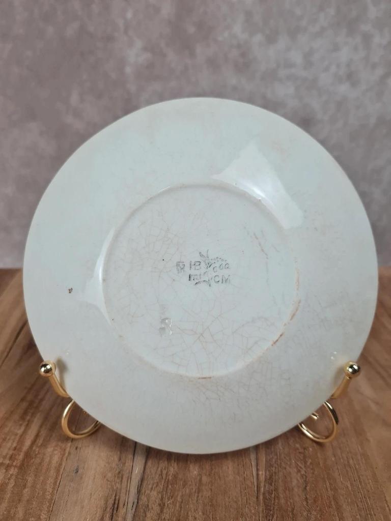 Sous - tasse ancienne Hbcm modèle Mimosa 🌿🟠