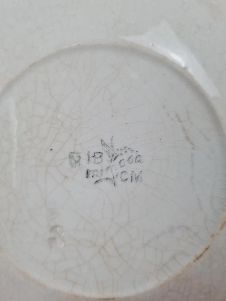 Sous - tasse ancienne Hbcm modèle Mimosa 🌿🟠