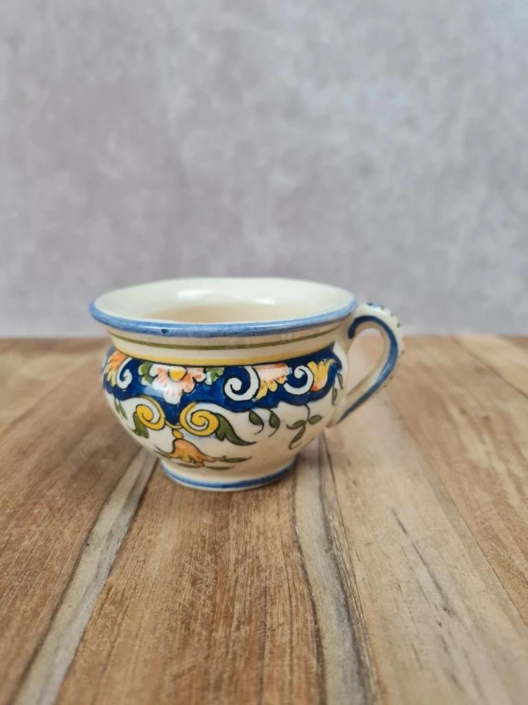 Tasse artisanale décor Rouen, fait main