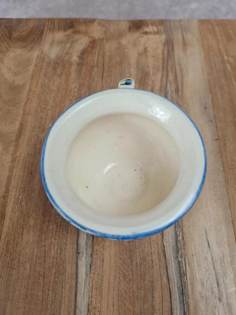 Tasse artisanale décor Rouen, fait main