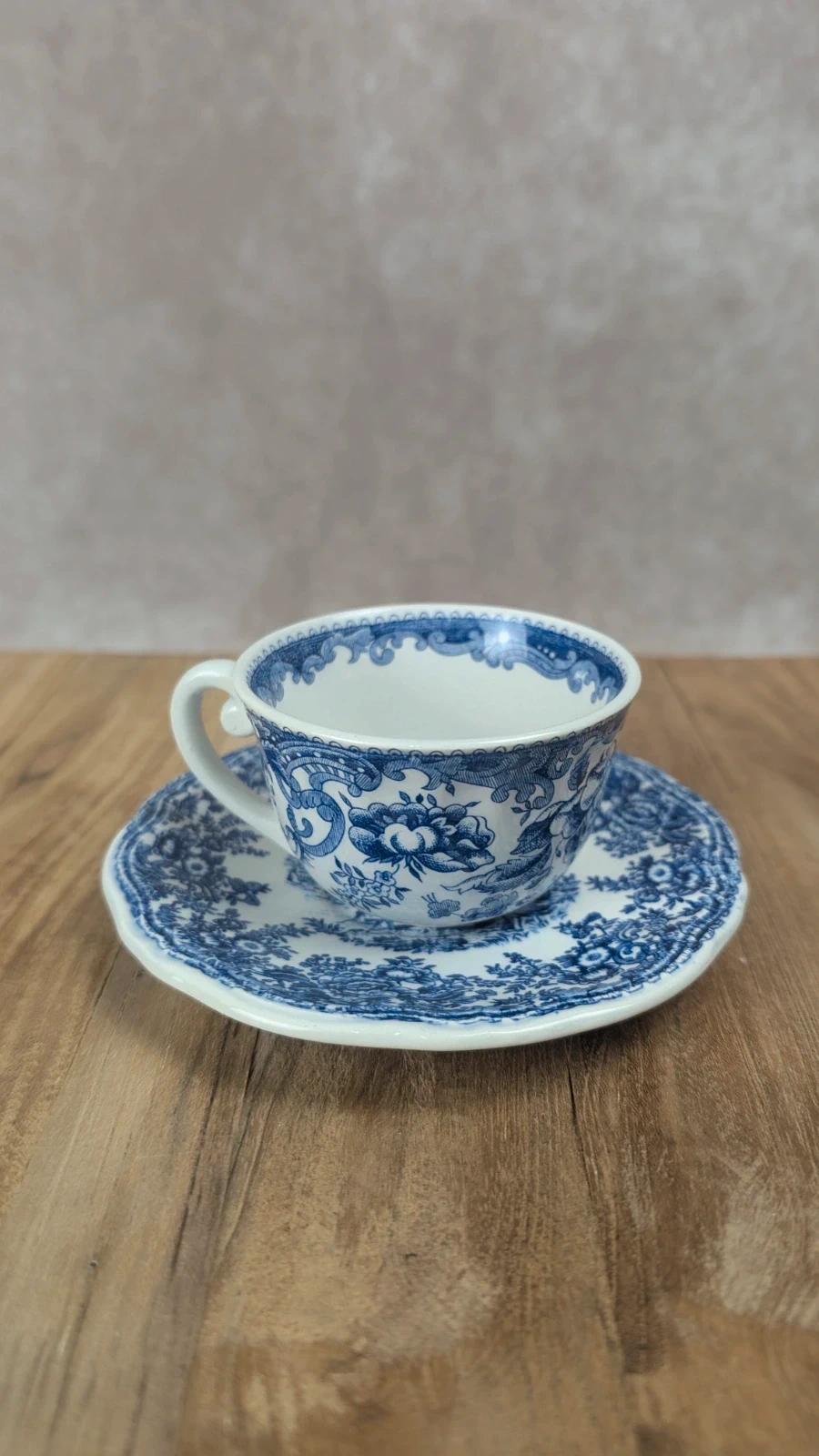 Tasse & soucoupe Lunéville spécial Grand Feu