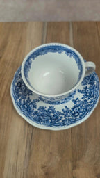 Tasse & soucoupe Lunéville spécial Grand Feu