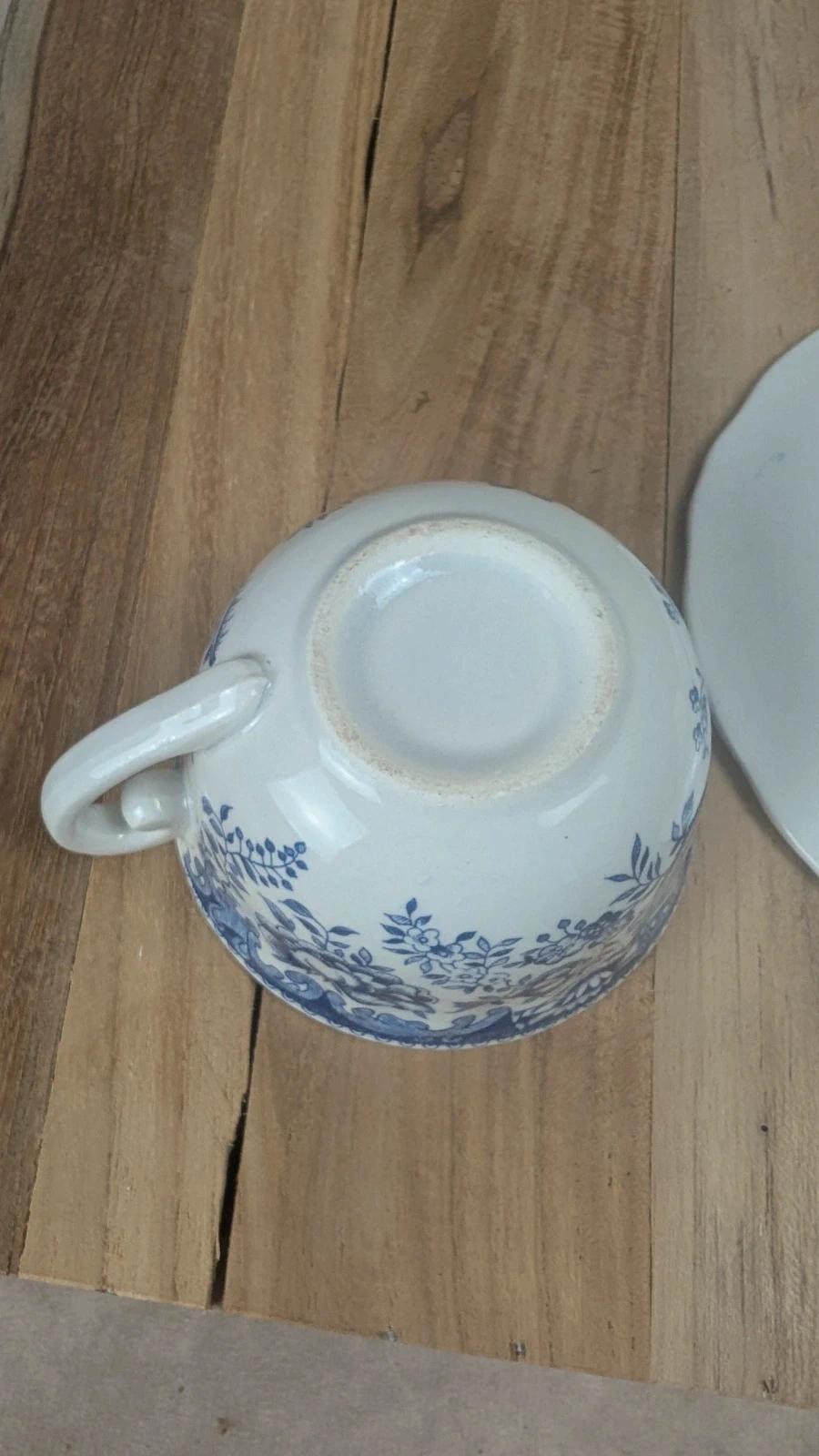 Tasse & soucoupe Lunéville spécial Grand Feu