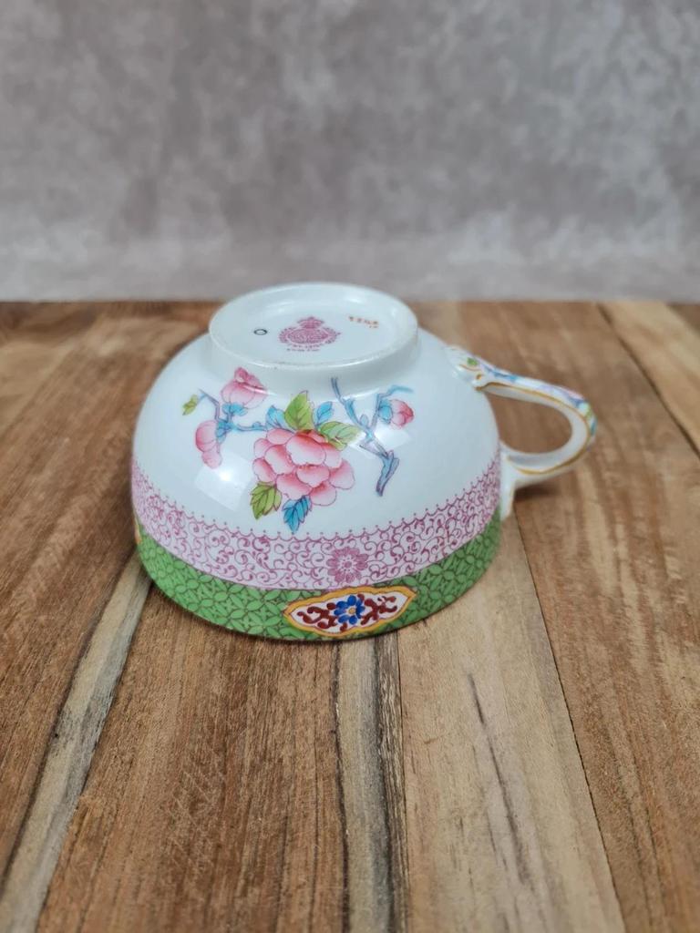 Tasse & sous - tasse Minton – décor floral chinois 🌸🐦