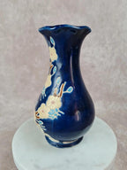Vase ancien en faïence – décor en émail tubulaire