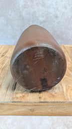 Vase en grès signé Jc Lafon – pièce artisanale vintage