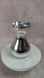 Vase en verre argenté vintage