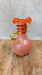 Vase en verre soufflé style Murano