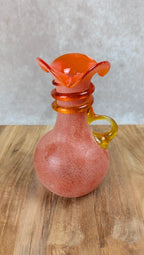 Vase en verre soufflé style Murano