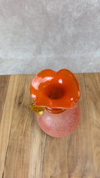 Vase en verre soufflé style Murano
