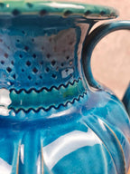 Vase italien vintage bleu – attribué à Aldo Londi pour Bitossi – années 50/60