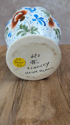 Vase pique - fleurs Faïence d’art Clamecy