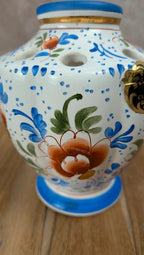 Vase pique - fleurs Faïence d’art Clamecy