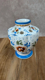 Vase pique - fleurs Faïence d’art Clamecy