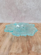 🍃 Vide - poche vintage en verre – Feuille de vigne